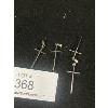 Image 2 : Lot of 4 1" L Sterling Silver Crosses