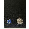 Image 2 : 2 Small Sterling Pendants 1 With Lapis