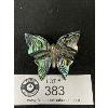 Image 1 : Large Sterling and Abalone 1960's-70's Butterfly Brooch