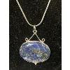 Image 2 : A Superb Lapis and Sterling Necklace
