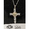Image 2 : Crystal Set Cross/Necklace With The Lord's Prayer Inside
