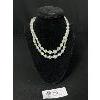 Image 1 : Vintage 1950'sDouble Strand Aurora Borealis Crystal Necklace