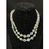Image 2 : Vintage 1950'sDouble Strand Aurora Borealis Crystal Necklace