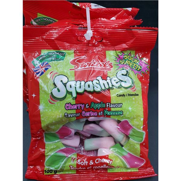 Swizzles Squashies Cherry and Apple Flavour Gummy Candy (4 x 160g)