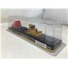 Image 3 : NEW Collector Die Cast Peterbilt Model 389 with Trail king Lowboy Trailer and Cat D5M Track-Type Tra
