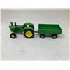 Image 1 : NEW Collector Die Cast John Deere Tractor and Trailer, no box