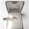Image 4 : 10K Rose Gold Diamond (0.25Ct Ring (~Size 6.5)(~weight 1.13g), Made in Canada, Appraised Retail $129
