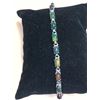 Image 1 : Ladies Black Opal Cabochon multi gemstone tennis bracelet 10.2carat with certificate value $1900.00