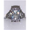 Image 2 : Ladies .925 Silver 2.27 Carat Oval Cut Solitaire Dress Ring
