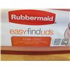 Image 2 : NEW Rubbermaid Easy Find Food Storage Containers - Lot of 2 - 1.5 Gal