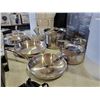 Image 2 : Lot of 6 Kirkland Signature Cookware 3 Frying Pans & 3 Saucepans with 4 interchangeable lids - OUT O
