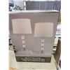 Image 1 : Set of 2 Matching Table Lamps - OPEN BOX - SOLD AS IS