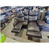 Image 2 : 2 Seater Reclining Sofa with Center Console & 2 Cup Holders - SOLD AS IS