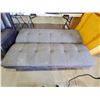 Image 2 : Light Grey Linen 3 Seater Armless Reclinging Sofa Bed - OUT OF BOX - SOLD AS IS