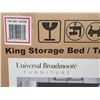 Image 3 : Universal Broadmore Furniture King Size Storage Bed Frame - OPEN BOX includes 3 boxeS