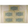 Image 2 : 5-1946 JAPAN 1 YEN BILLS CRISP UNC-4 UNC, 1 WITH