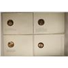 Image 2 : 4 FRANKLIN MINT HOLIDAY CARDS WITH 1 1/2"