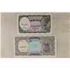 Image 1 : 2 EGYPT CRISP UNC BILLS. ISSUED UNDER  NO.50/1940