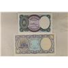 Image 2 : 2 EGYPT CRISP UNC BILLS. ISSUED UNDER  NO.50/1940