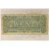 Image 2 : 1865 CONFEDERATE STATES OF AMERICA $20 BANK NOTE
