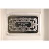 Image 2 : 1 TROY OZ .999 FINE SILVER PROOF INGOT: OBVERSE