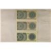 Image 2 : 3 BANK OF INDONESIA CRISP UNC BILLS. 2-1964-1 SEN