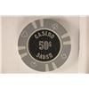 Image 2 : $50 CASINO POKER CHIP "CASINO SADSH" WITH METAL