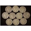 Image 1 : 10 ASSORTED 1940'S MERCURY DIMES