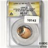Image 1 : 1996 Lincoln Memorial Cent ANACS-MS62 Red 60%