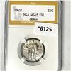 Image 1 : 1928 Standing Liberty Quarter PGA-MS65 FH OB Roll