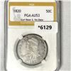 Image 1 : 1820 Capped Bust Half Dollar PGA-AU53 Curl Base