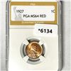 Image 1 : 1927 Wheat Cent PGA-MS64 RED