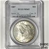Image 1 : 1887 Morgan Silver Dollar PCGS-MS65