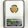 Image 2 : 1910 $2.50 Gold Quarter Eagle NGC-MS61