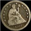 Image 1 : 1877-CC Seated Liberty Quarter NICELY CIRCULATED