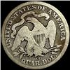 Image 2 : 1877-CC Seated Liberty Quarter NICELY CIRCULATED