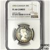 Image 1 : 1955 Silver Canadian 50C NGC-PL66 CAMEO