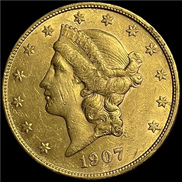 1907-S $20 Gold Double Eagle UNCIRCULATED