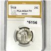 Image 1 : 1928 Standing Liberty Quarter PGA-MS64 FH, OB