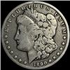 Image 1 : 1890-CC Morgan Silver Dollar NICELY CIRCULATED