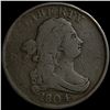 Image 1 : 1804 Draped Bust Half Cent NICELY CIRCULATED