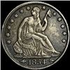 Image 1 : 1854 Arrows Seated Liberty Half Dollar NEARLY UNC