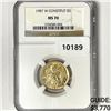 Image 1 : 1987-W $10 1/4 oz American Eagle NGC-MS70