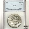 Image 1 : 1902 Morgan Silver Dollar NNC-MS60