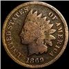 Image 1 : 1869 Indian Head Cent NICELY CIRCULATED