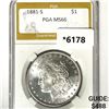 Image 1 : 1881-S Morgan Silver Dollar PGA-MS66 FSB