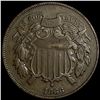 Image 1 : 1866 Two Cent Piece NEARLY UNCIRCULATED