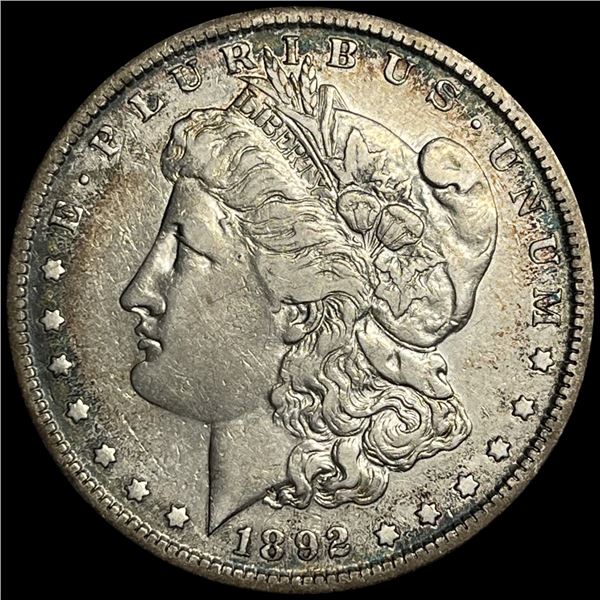 1892-S Morgan Silver Dollar NEARLY UNCIRCULATED