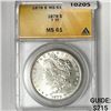 Image 1 : 1878 Morgan Silver Dollar ANACS-MS61