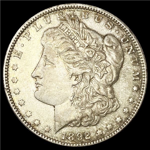 1892 Morgan Silver Dollar CLOSELY UNCIRCULATED